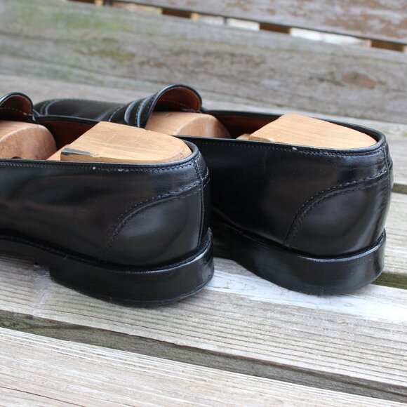 Allen Edmonds Calf Leather Black Loafers Men's US 7 Woman's 9.5 unisex - Picture 5 of 14